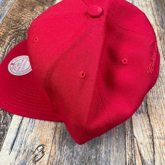 Mitchell & Ness Men's OS Red Topps Spot 2024 PHX AZ Acrylic Wool Snapback Hat - Picture 6 of 12
